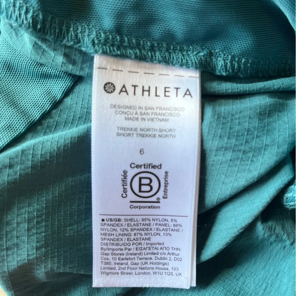 Athleta Trekkie North Short Sz 6 - Picture 4 of 5